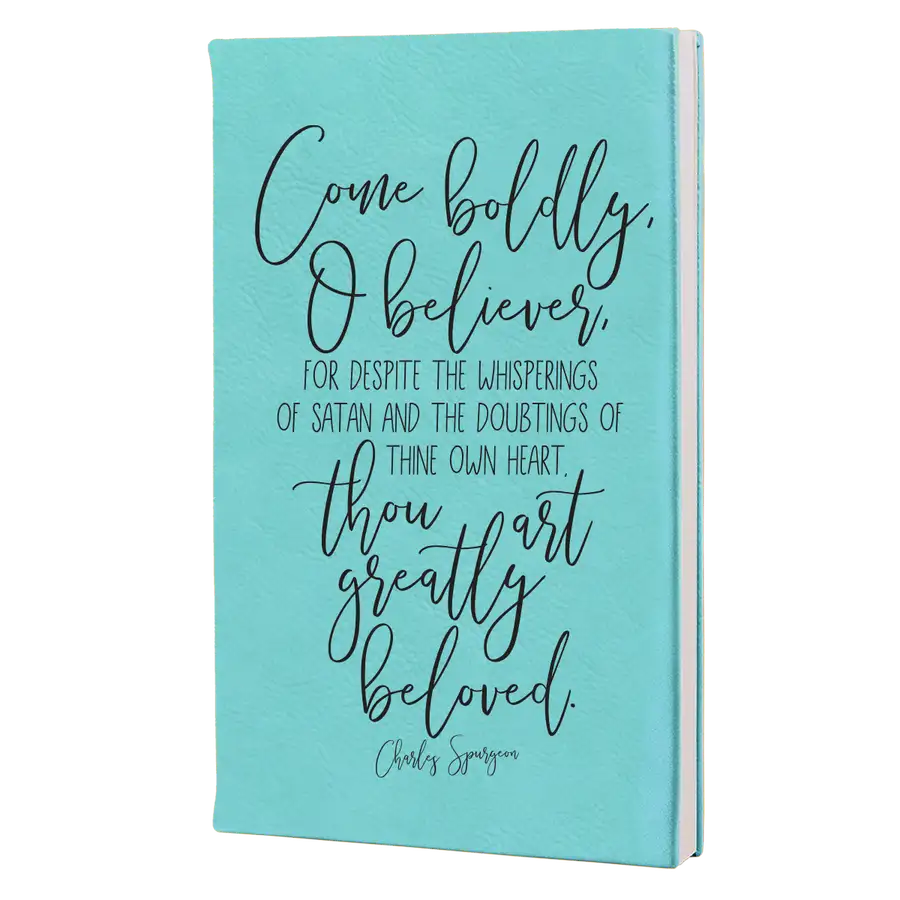 Come Bodly Leatherette Hardcover Journal
