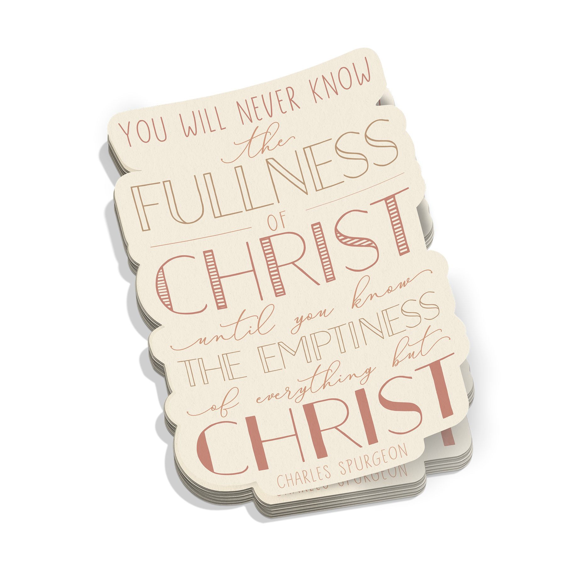 Fullness Of Christ Sticker