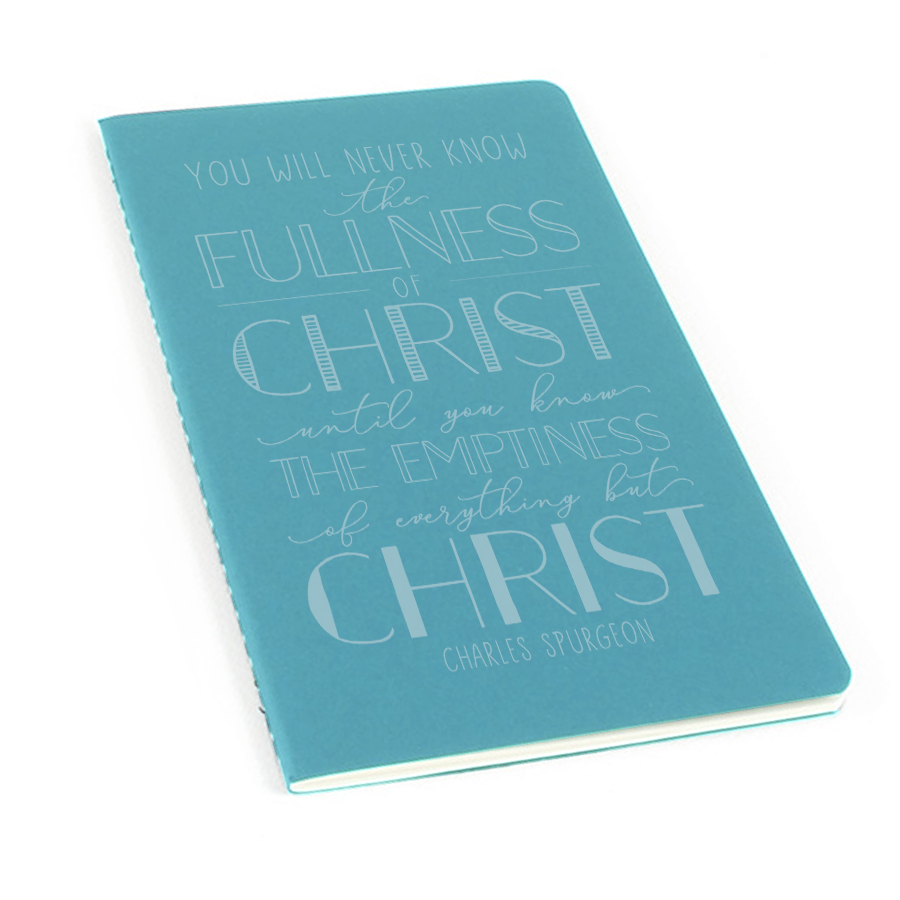 The Fullness Of Christ Laser Etched Moleskine Journal