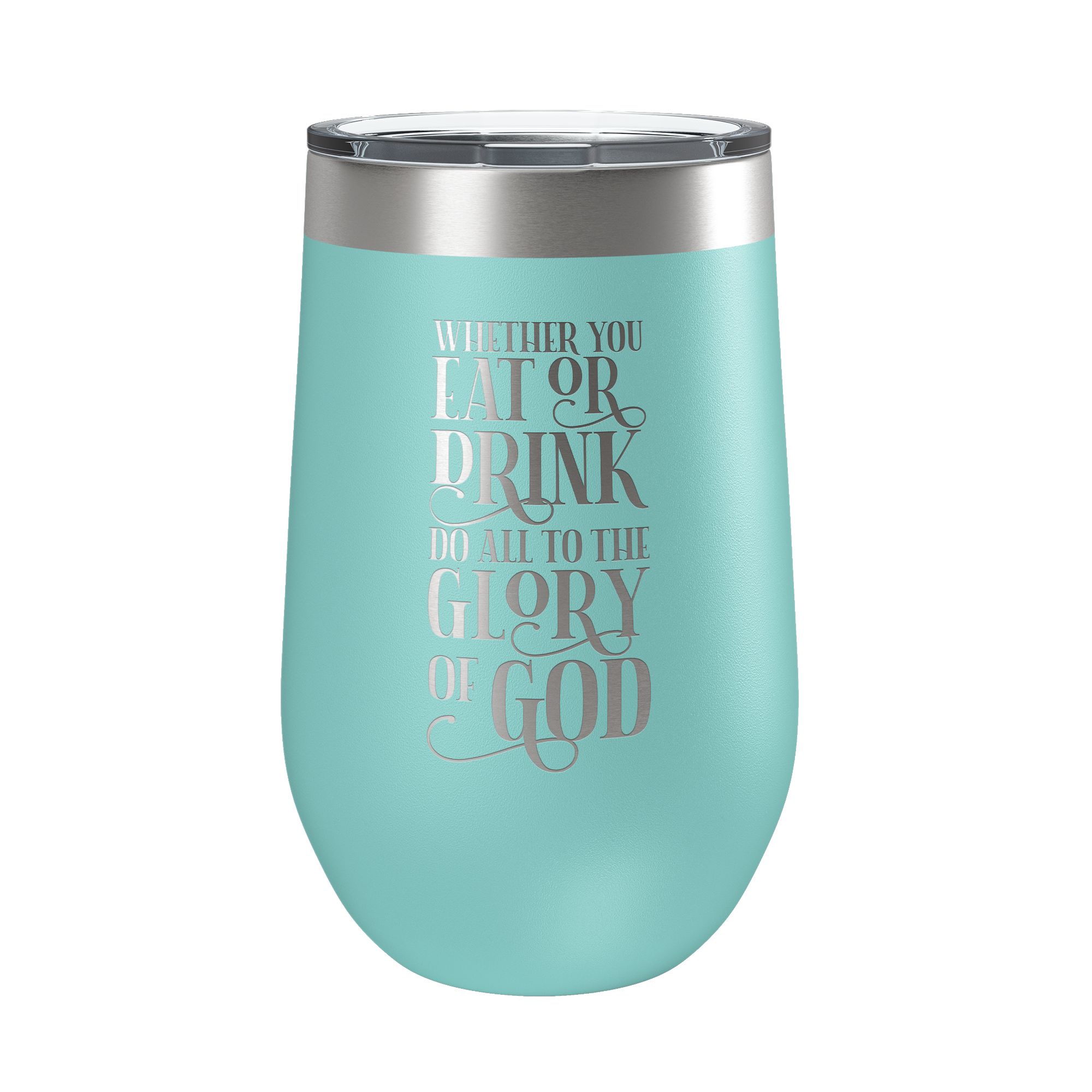 Whether You Eat Or Drink 16oz Insulated Tumbler