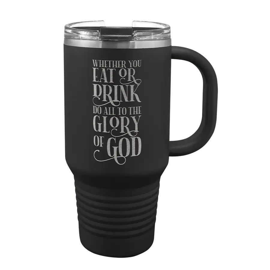 Eat Or Drink 32 oz Insulated Travel Tumbler