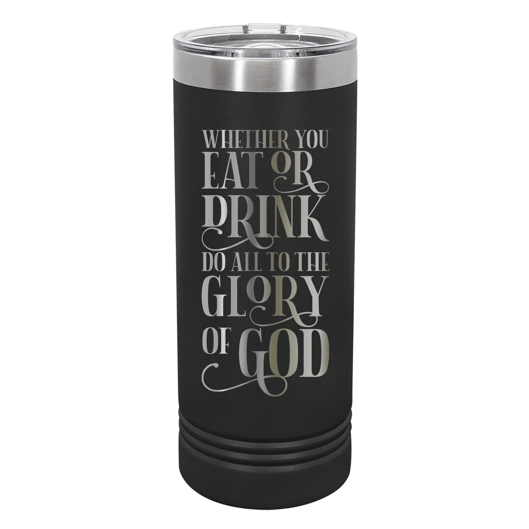 Eat or Drink 22oz Insulated Skinny Tumbler
