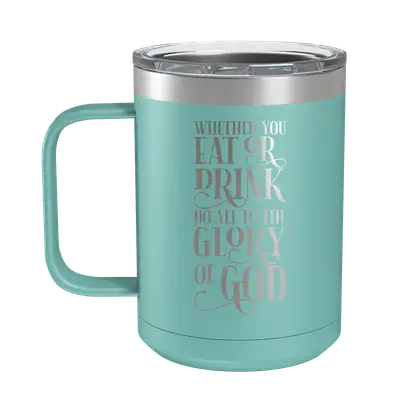 Eat or Drink 15oz Insulated Camp Mug