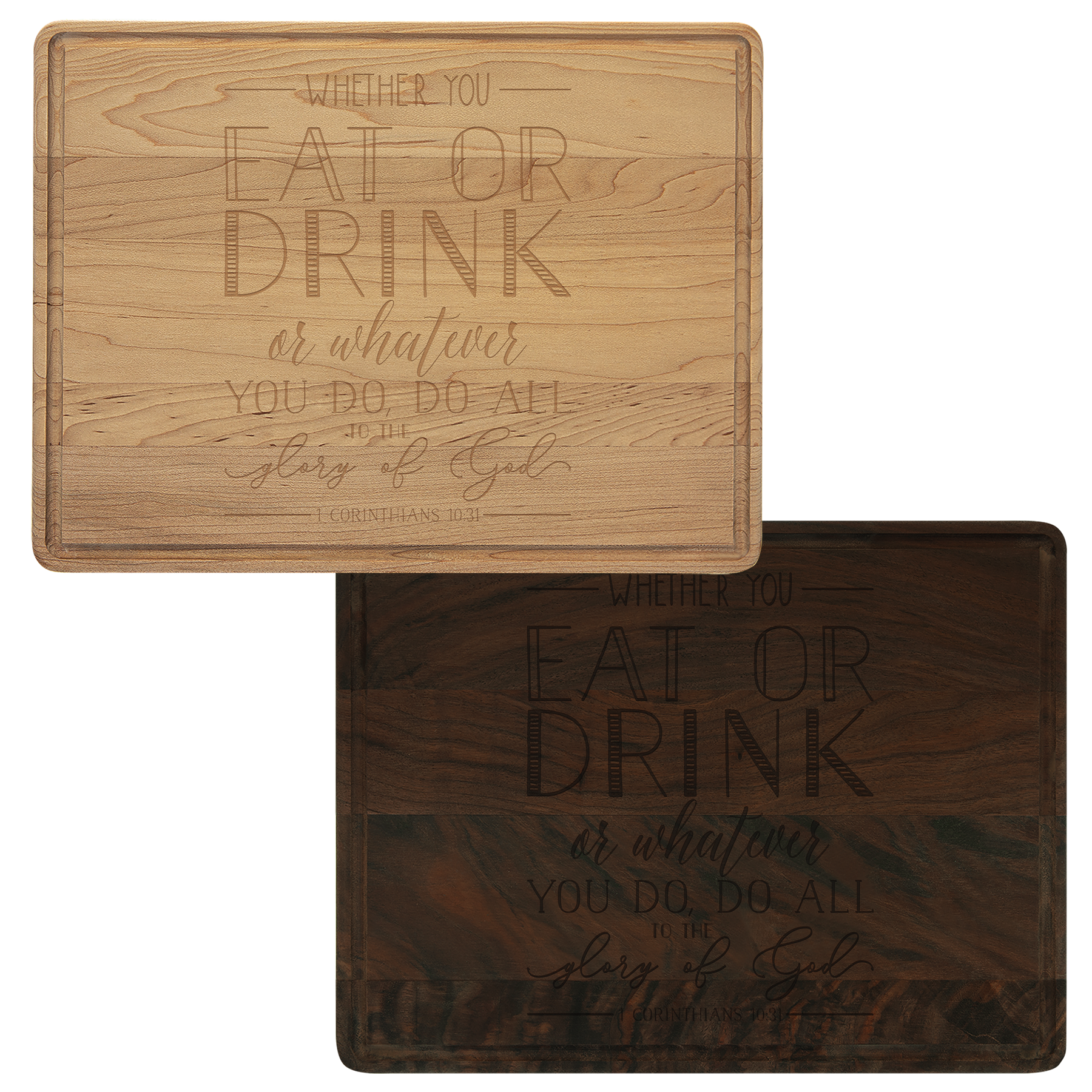 Whether You Eat Or Drink Cutting Board Drip