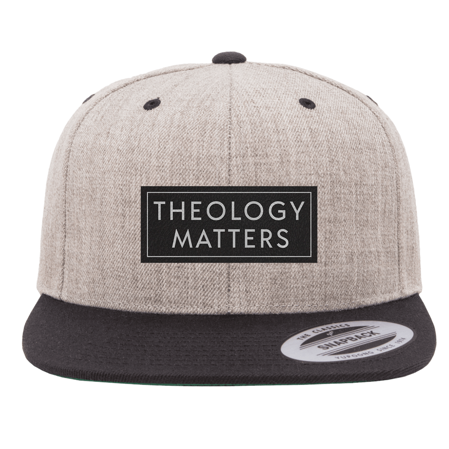 Theology Matter Patch Snapback Hat