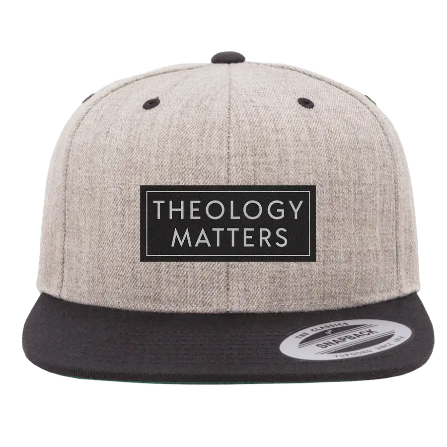 Theology Matter Patch Snapback Hat