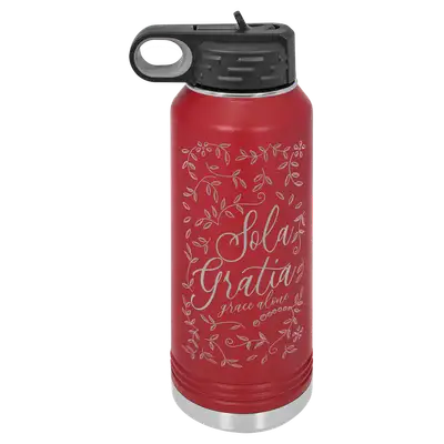 Sola Gratia Floral Insulated Bottle