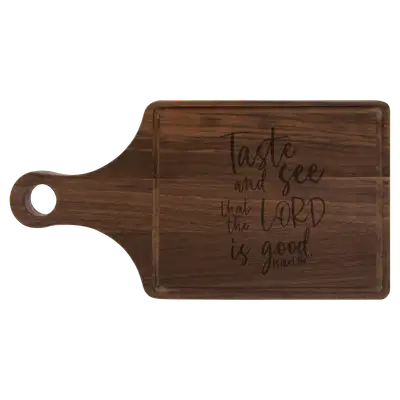 Taste And See Cutting Board Paddle