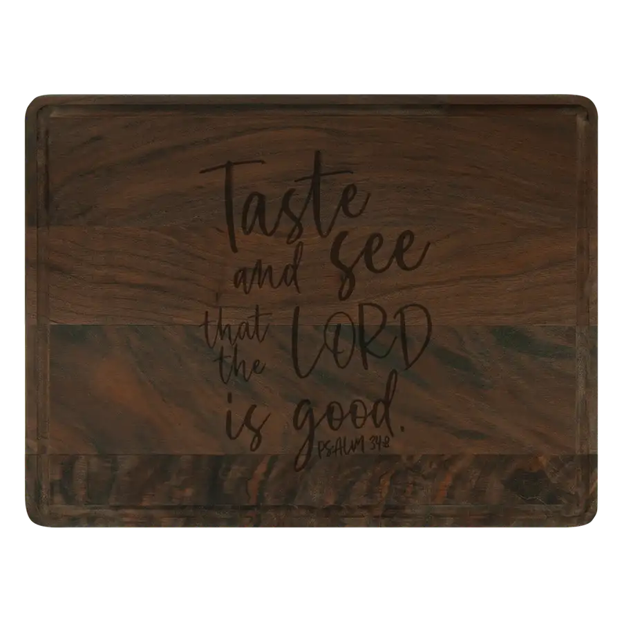 Taste And See Cutting Board Drip #2
