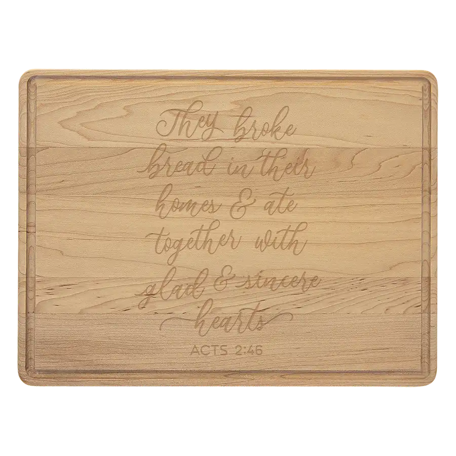 They Broke Bread Cutting Board Drip