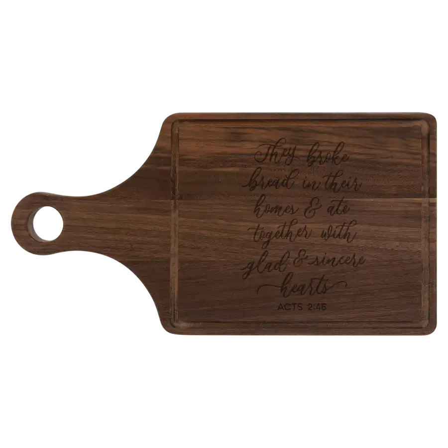 They Broke Bread Cutting Board Paddle #2