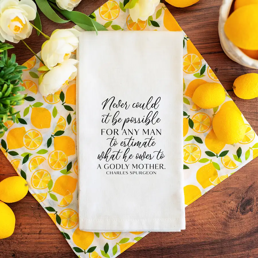 Never Would It Be Possible Tea Towel #2