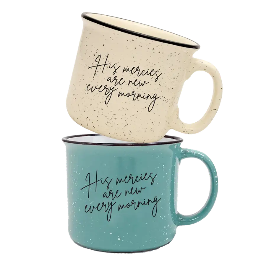 His Mercies Are New Camp Mug
