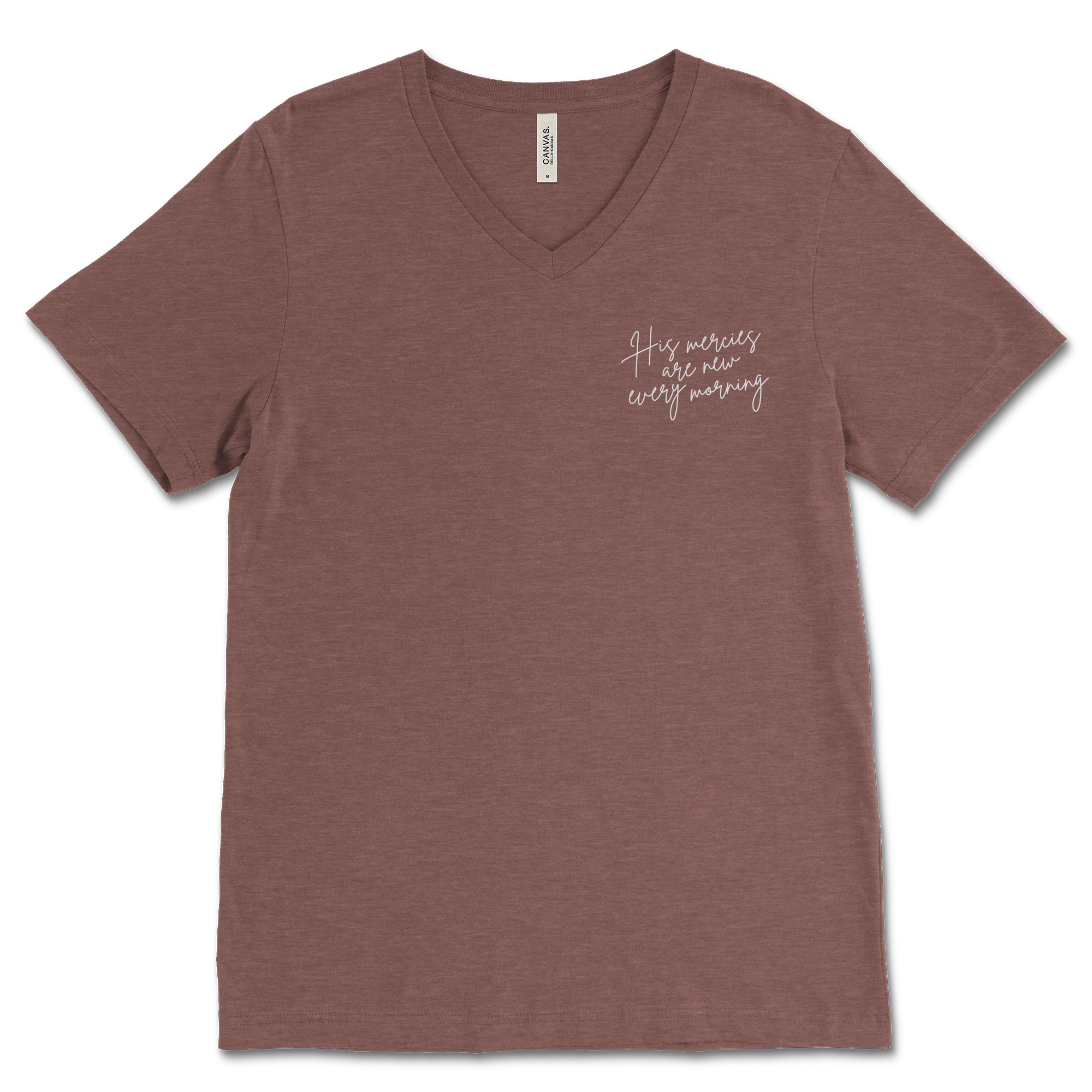 His Merices Are New Left Chest V‐Neck Tee