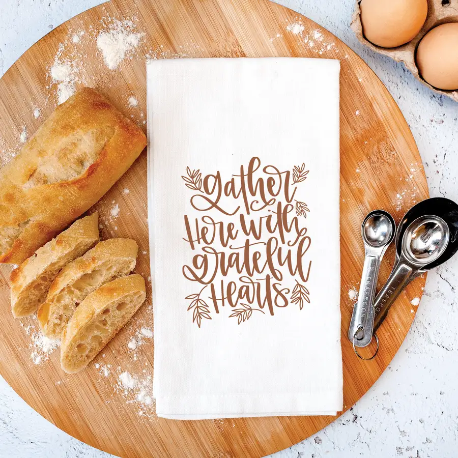 Gather Here Tea Towel #2