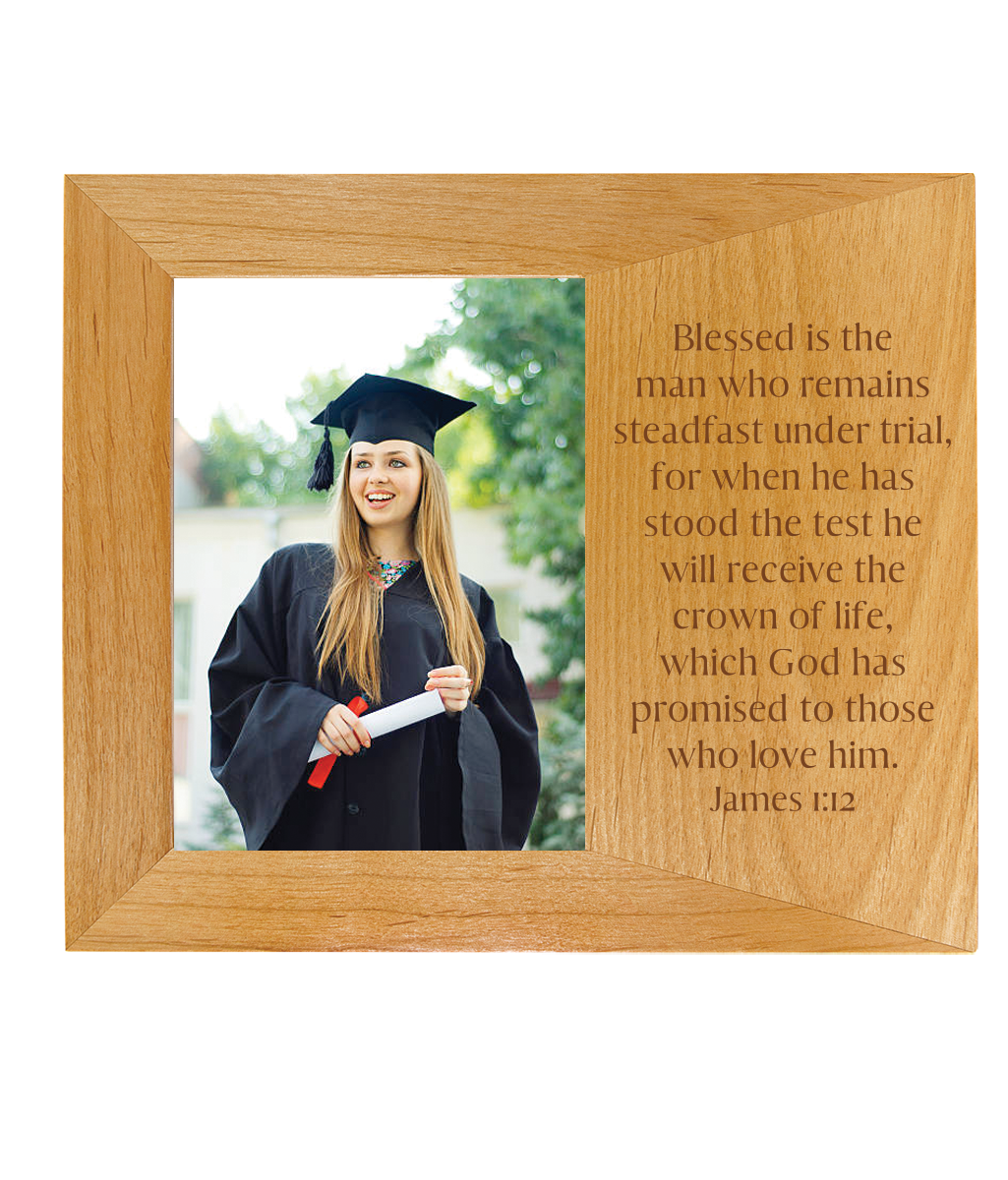 Blessed Is The Man James 1:12 Frame