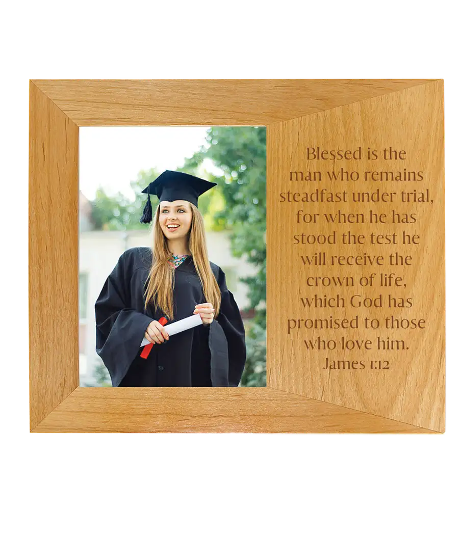 Blessed Is The Man James 1:12 Frame