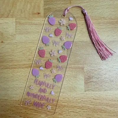 Fearfully And Wonderfully Made Acrylic Bookmark
