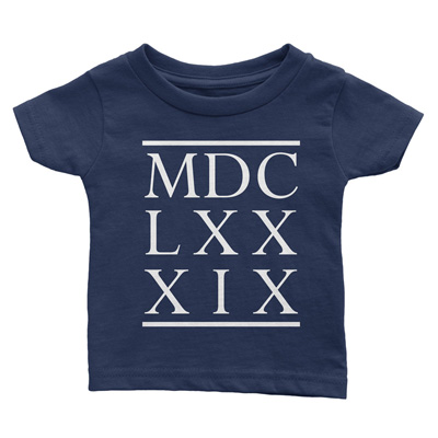 1689 BCF Roman Numerals Kids