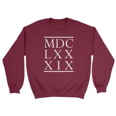1689 BCF Roman Numerals Crewneck Sweatshirt