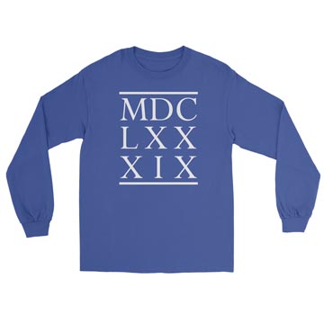 1689 BCF Roman Numerals Long Sleeve Tee