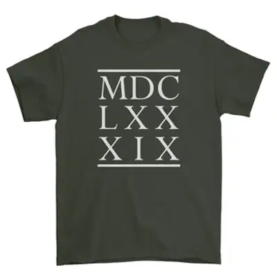 1689 BCF Roman Numerals Standard Tee