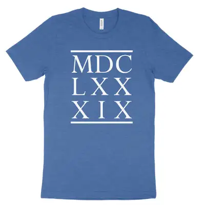 1689 BCF Roman Numerals Tee
