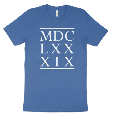1689 BCF Roman Numerals Tee