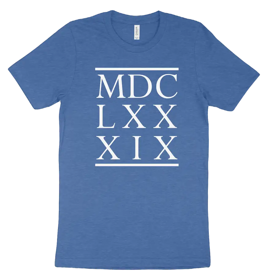 1689 BCF Roman Numerals Tee