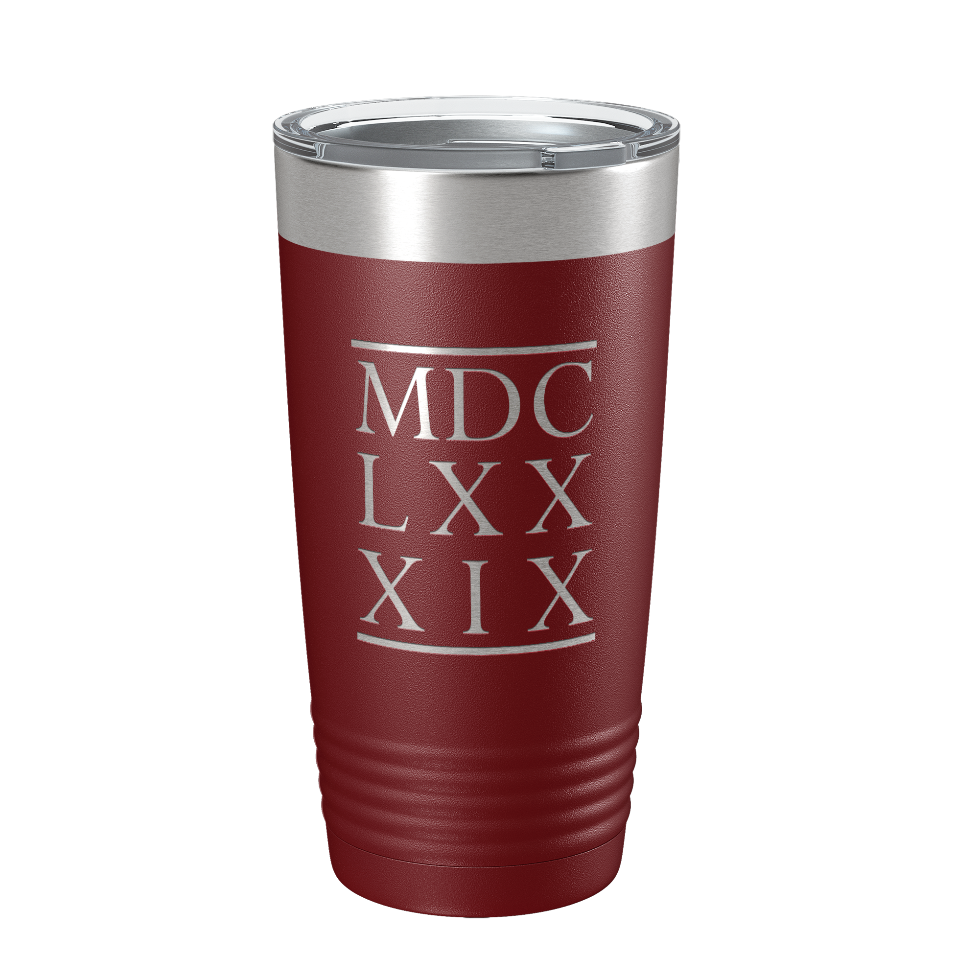 1689 BCF Roman Numerals 20oz Insulated Tumbler