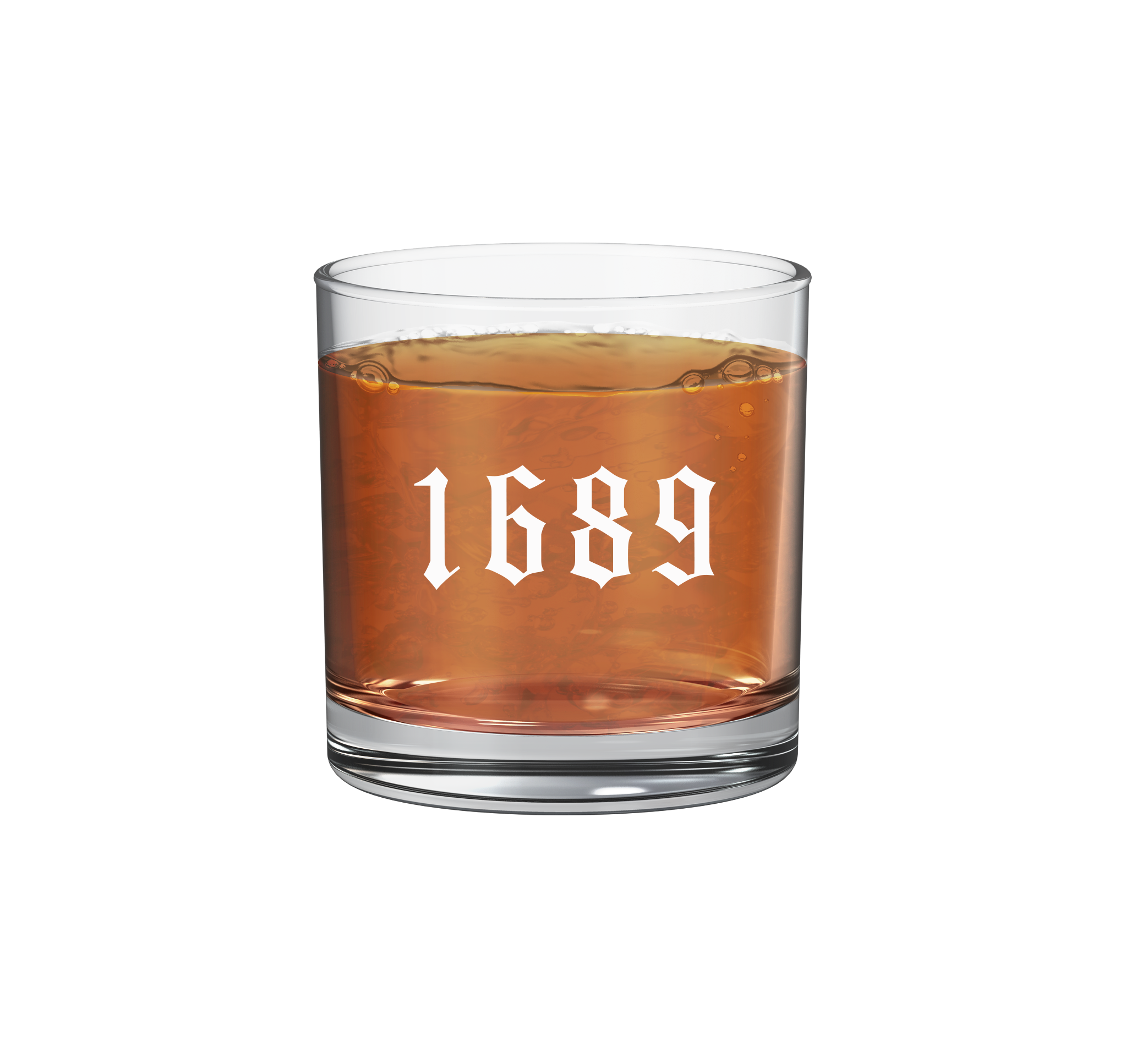 1689 Logo 11 oz Rocks Glass