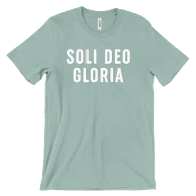 Soli Deo Gloria Block Quick Ship Tee