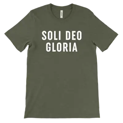 Soli Deo Gloria Block Quick Ship Tee