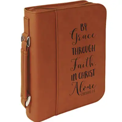 By Grace Through Faith Bible Cover