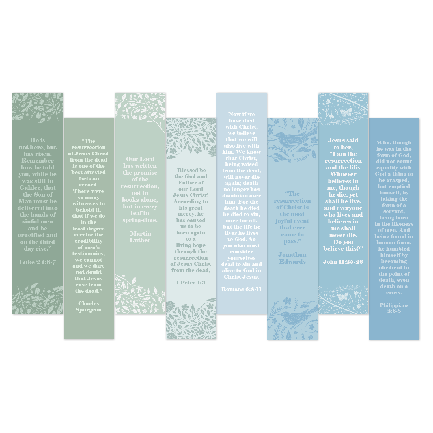 Easter Book Bookmark Set
