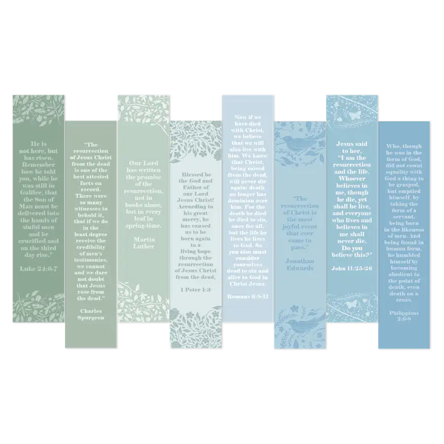 Easter Book Bookmark Set