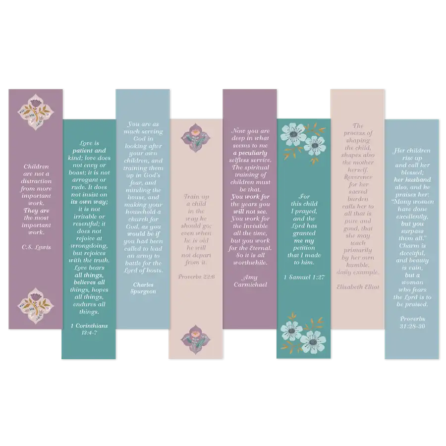 Mothers Day Bookmark Set