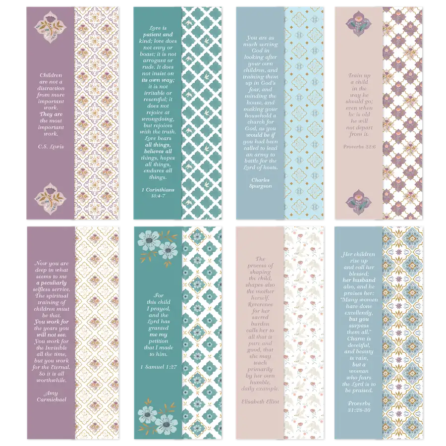 Mothers Day Bookmark Set #3