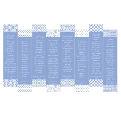 Summer Hymns Bookmark Set