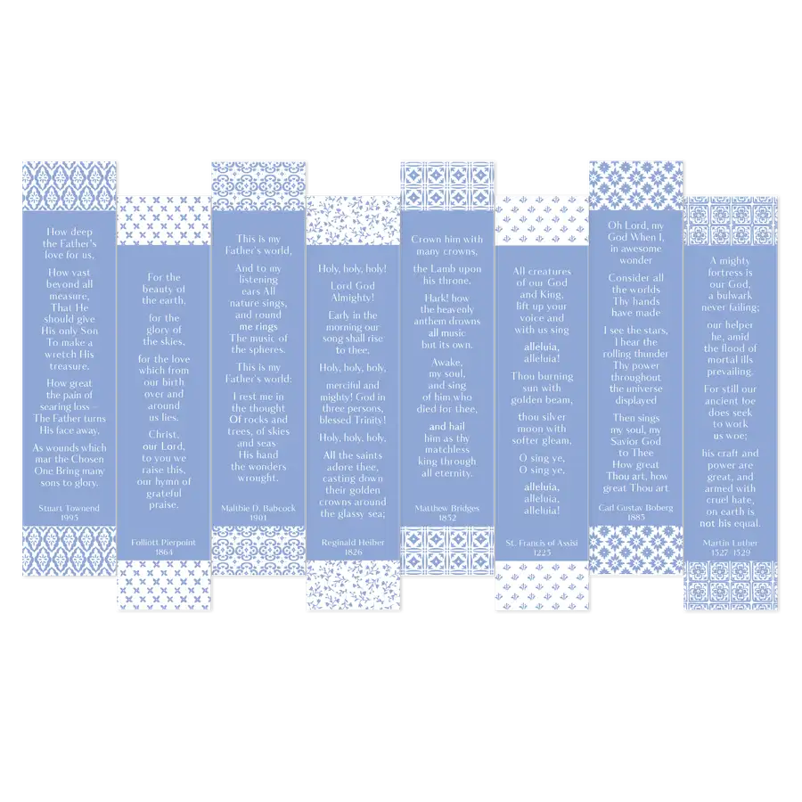 Summer Hymns Bookmark Set
