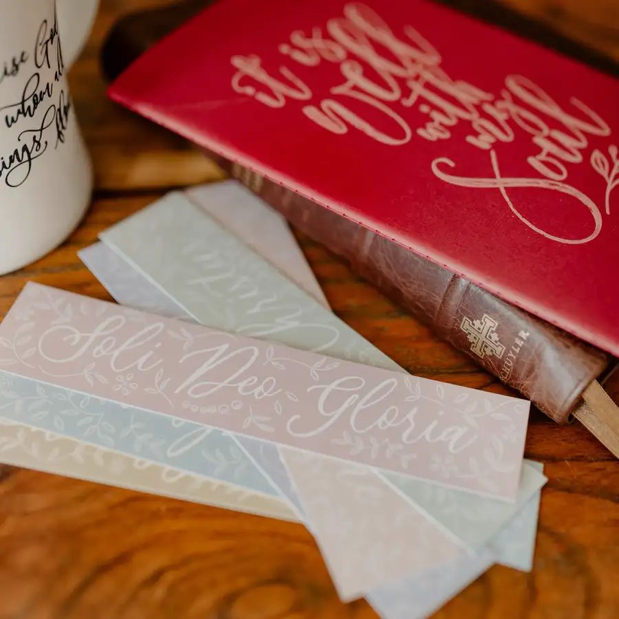 Five Solas Floral Bookmark Set #3