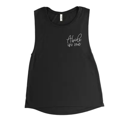 Abide In Me Left Chest Muscle Tank
