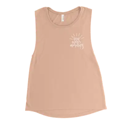 New Every Morning Left Chest Muscle Tank