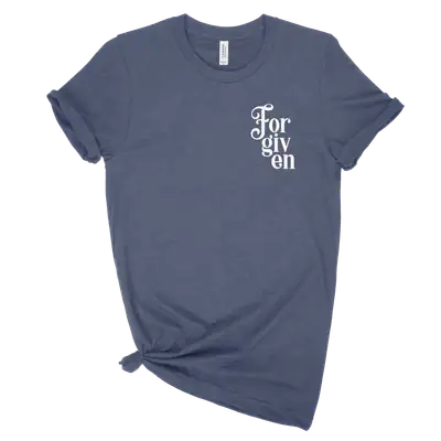 Forgiven Left Chest Unisex Tee