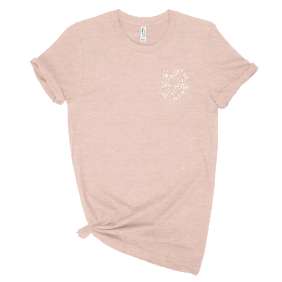 Do All To The Glory Left Chest Unisex Tee