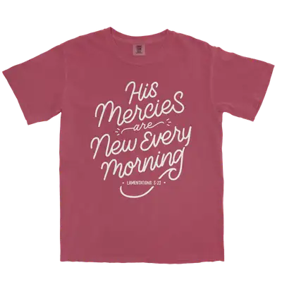 His Merices Are New Comfort Colors Heavyweight Tee