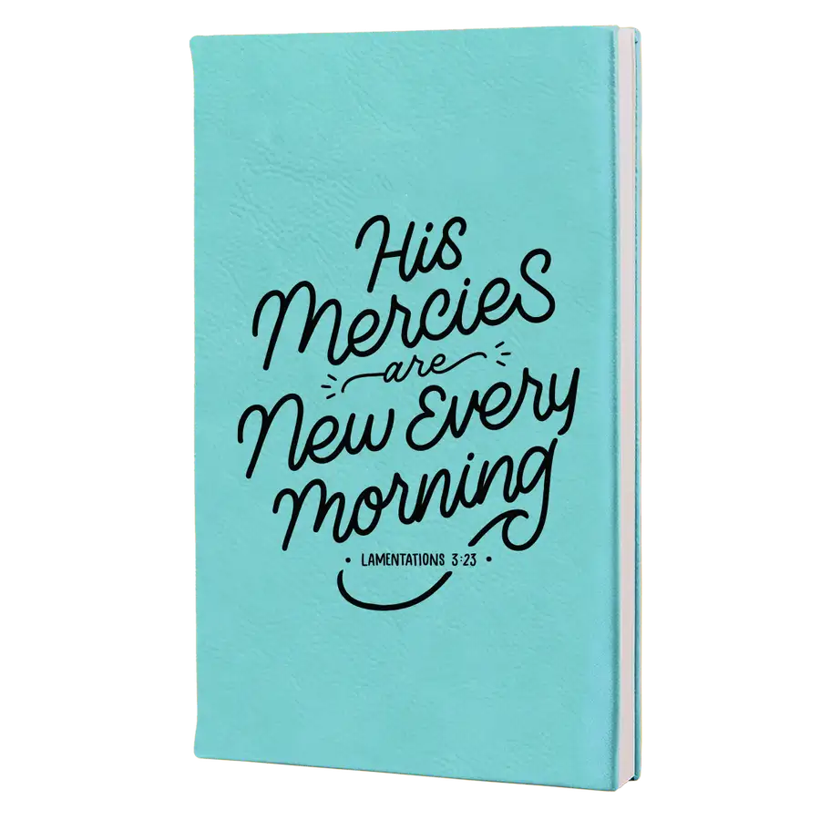His Mercies Leatherette Hardcover Journal