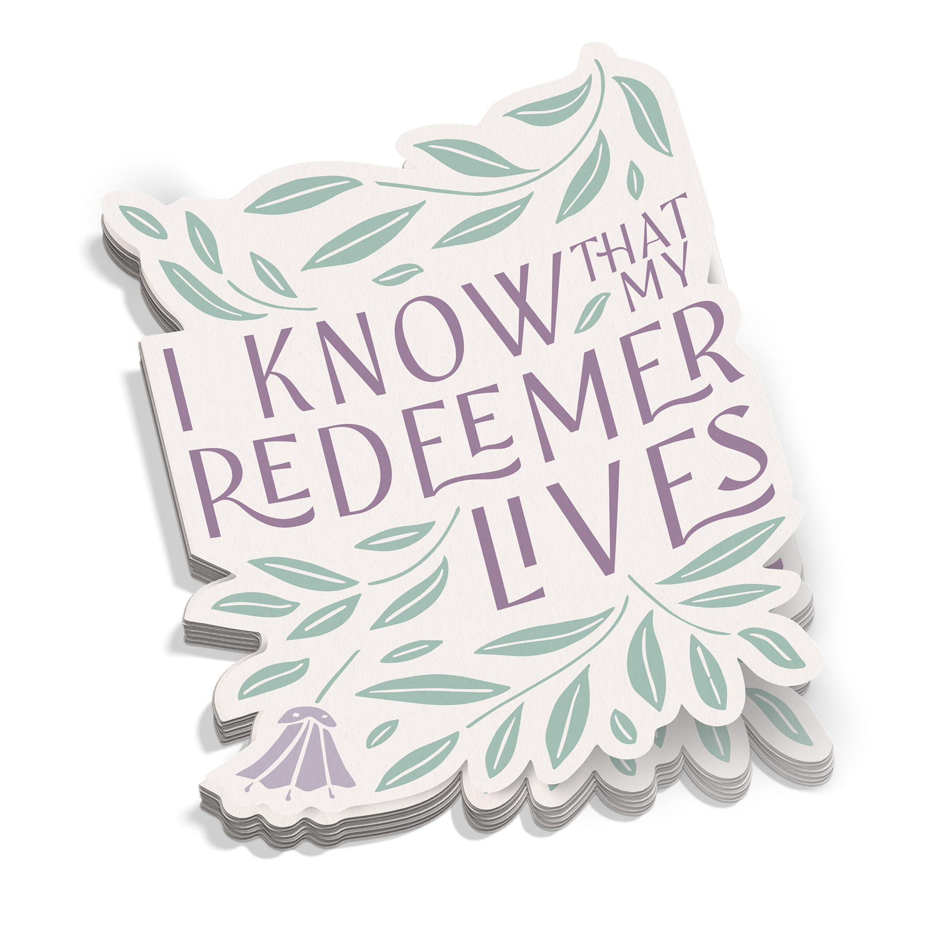 I Know That My Redeemer Sticker