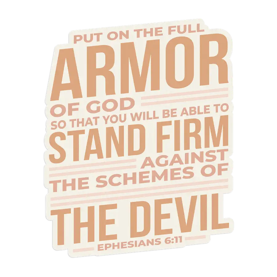 Full Armor Of God Sticker #2