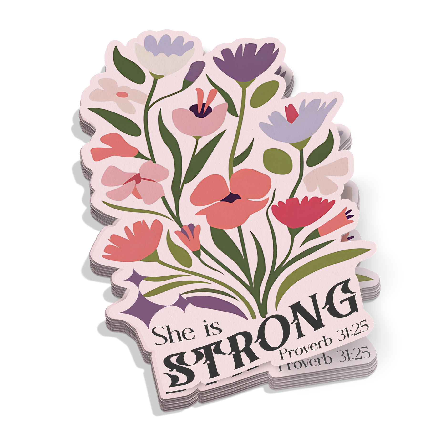 She Is Strong Sticker